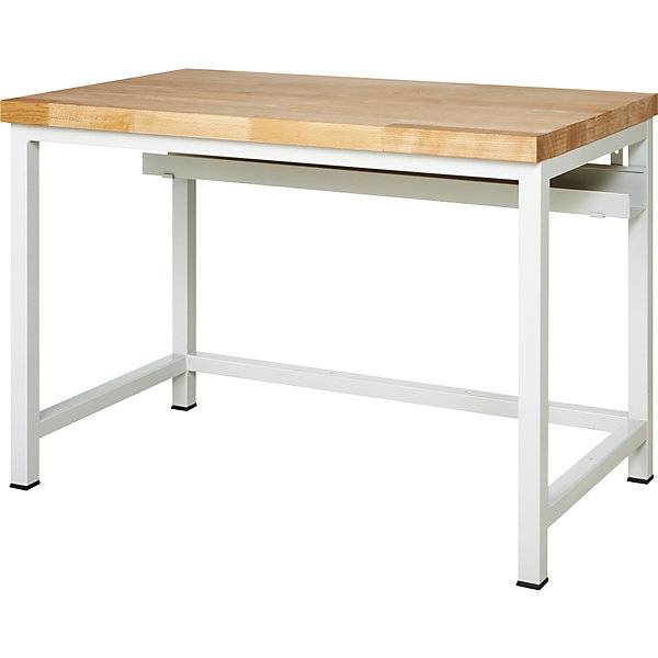 Kabelwanne für Arbeitstische/Werkbänke, verstellbar, B x T x H 1250 - 2000 x 125 x 200 mm., RAU, 726890 49