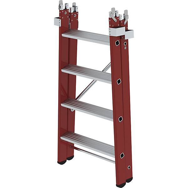 Munk Einsteckteil für Plattformleiter steckbar plus 4 Stufen 451729-YY