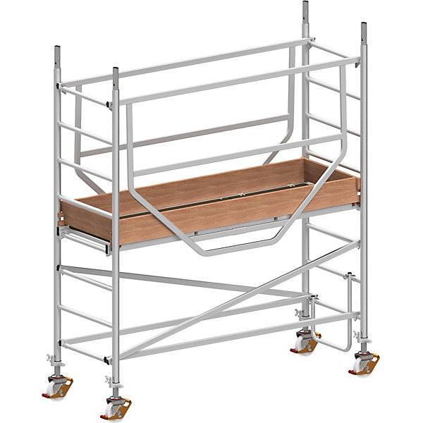 Fahrgerüst ADVANCED SAFE-T 7075 geschweißt Plattform 208 x 061 m Arbeitshöhe max. 325 m. HYMER 727779 49