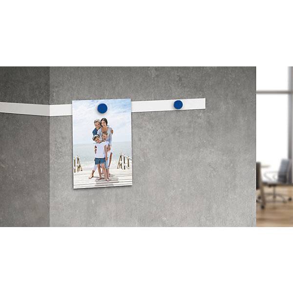 Ferroband-Rolle Breite 35 mm Rollenlänge 25 m magnethaftend selbstklebend. MAUL 608910 49