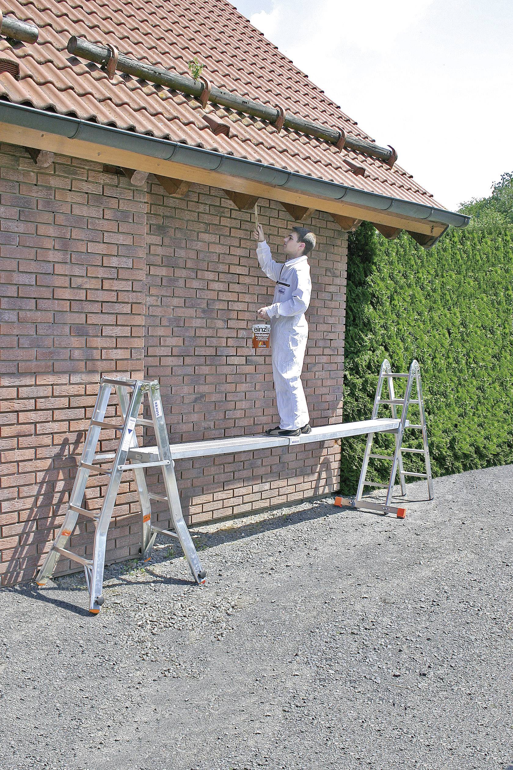 Krause 123718 Aluminium Teleskop-Bohle Silber 13.5kg