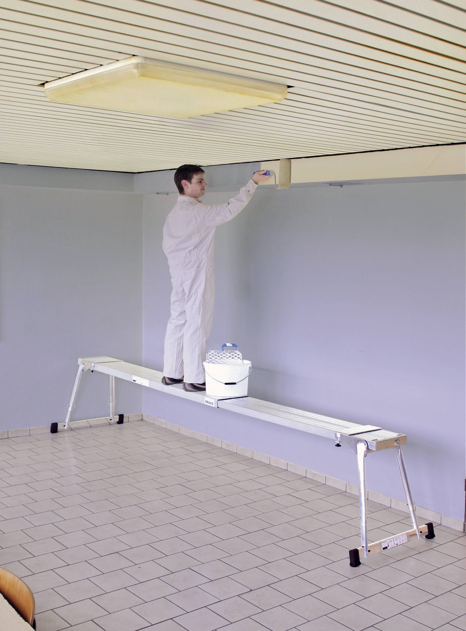 Krause TeleBoard 123763 Aluminium Arbeitsplattform Arbeitshöhe (max.): 2.5m Silber 16kg