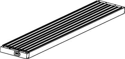 Krause 123718 Aluminium Teleskop-Bohle Silber 13.5kg