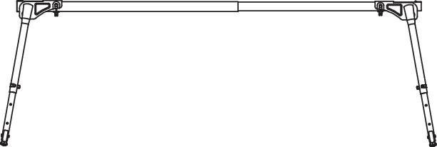 Krause 123701 Aluminium Teleskop-Bohle Silber 12kg