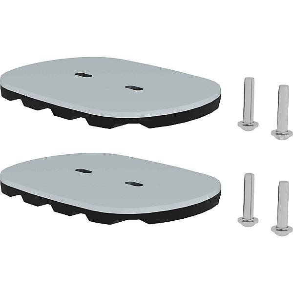 Munk nivello®-Fußplatte für Gitterroste 126x89 mm