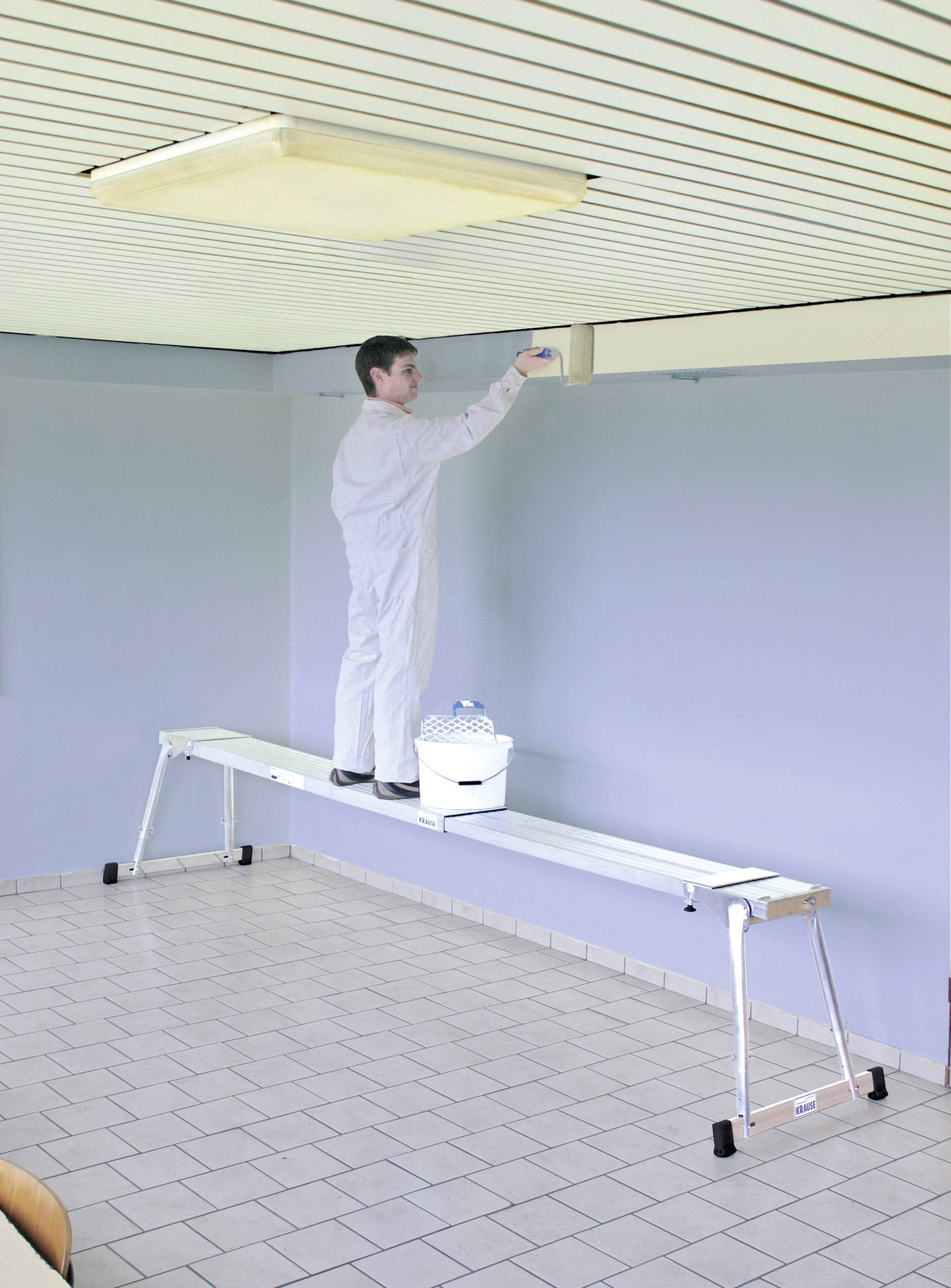 Krause TeleBoard 123787 Aluminium Arbeitsplattform Arbeitshöhe (max.): 2.8m Silber 18kg