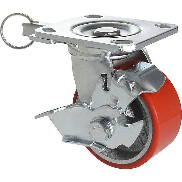 Schwerlast-Lenk-/Bockrolle 3 in 1 Tragkraft 230 kg Rad-Ø x Breite 100 x 50 mm. Wagner 566617 49