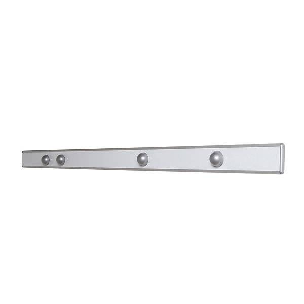 Magnet-Wandschiene LxBxT 1000 x 53 x 10 mm silber. MAUL 116268 49