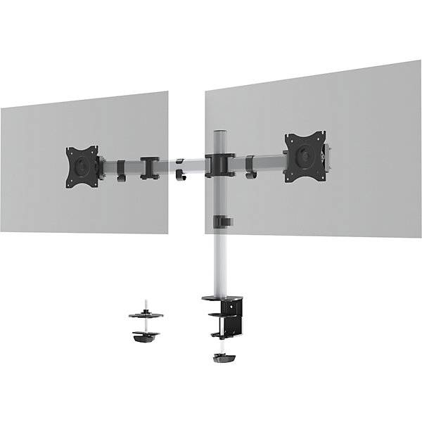 Monitorhalterung SELECT für 2 Monitore silber. DURABLE 730995 49
