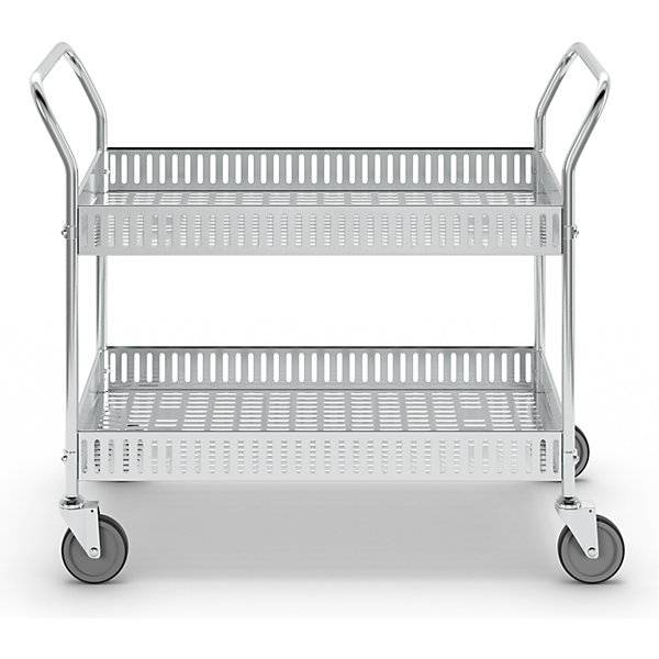 Kongamek Korbwagen, komplett verzinkt, hochstehende Bügel