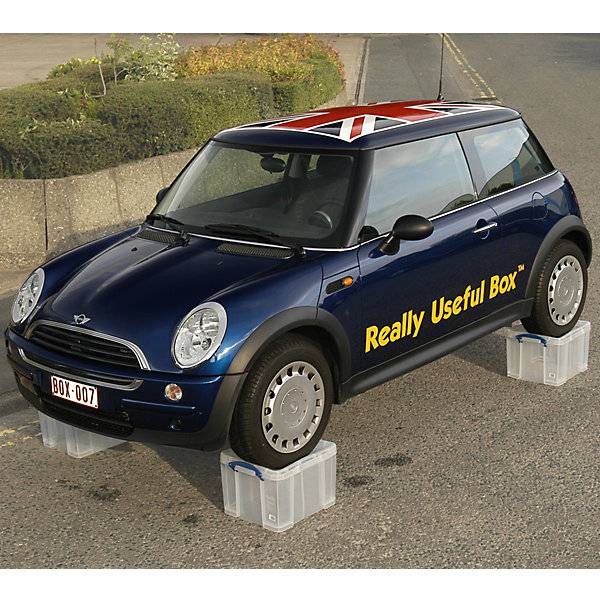 REALLY USEFUL Stapelbox mit Deckel Volumen 35 l LxBxH 480 x 390 x 310 mm. 123458 49 Aufbewahrungsbox