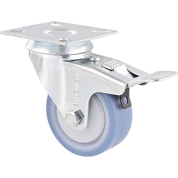 Apparaterollen DELUXE Rad-Ø 50 mm VE 4 Stk Lenkrolle mit Feststeller. Wagner 747300 49