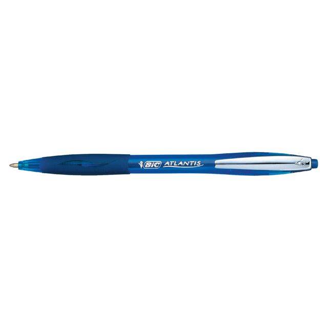 BIC Kugelschreiber ATLANTIS Soft 902132 0,4mm Druckmechanik blau
