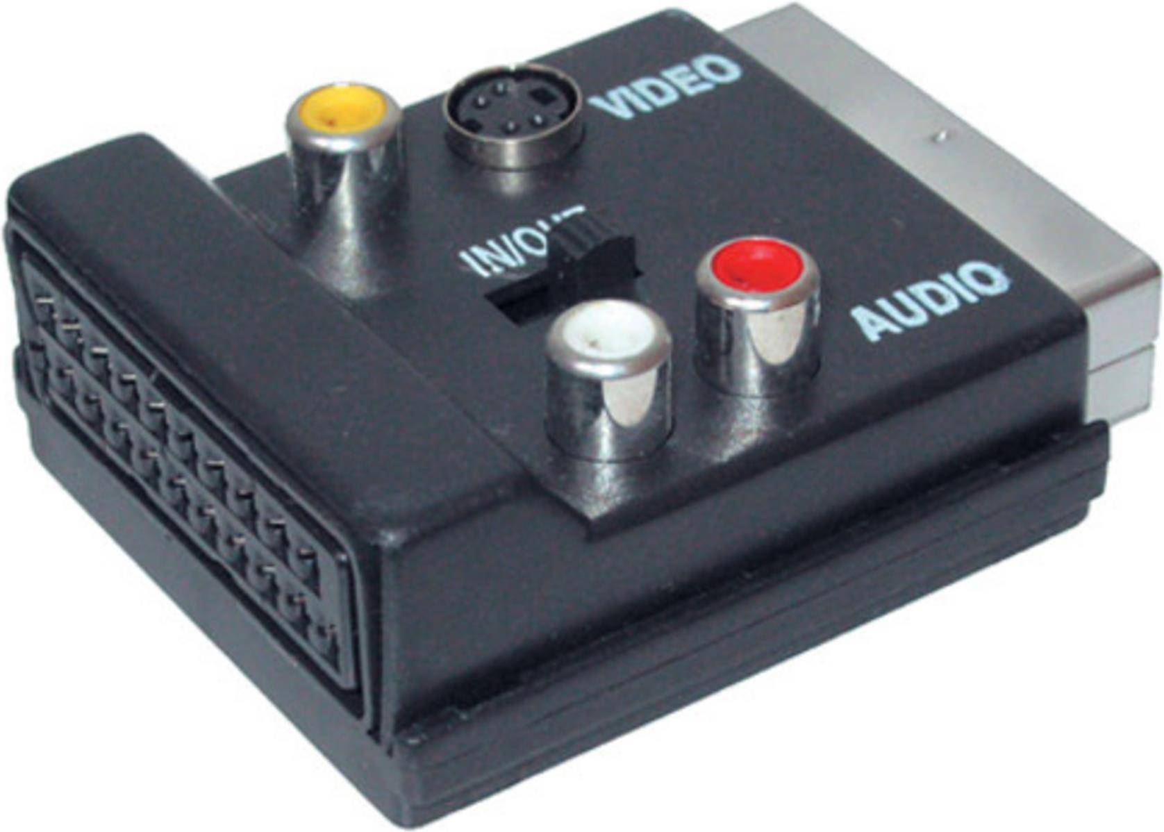 Scartbuchse/3Cinchbuchse/4-pol MINI Buchse IN/OUT