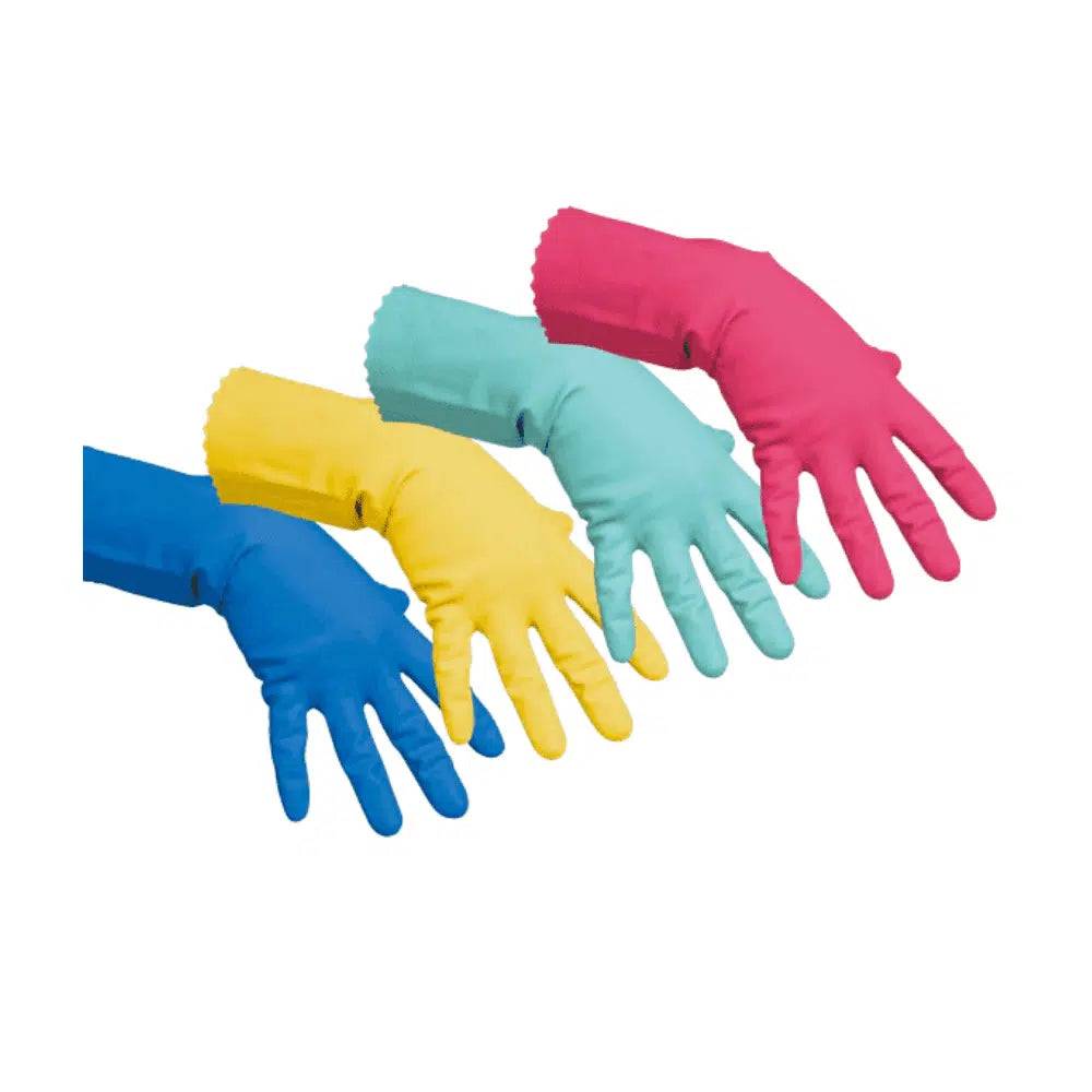 Vileda unisex Gummihandschuhe Multipurpose - Der Feine blau Groesse L 1 Paar