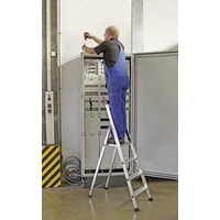 Krause 126634 Aluminium Stufen-Stehleiter Arbeitshöhe (max.): 2.85m Silber DIN EN 131 4.4kg Krause 126634 Aluminium Stufen-Stehleiter Arbeitshöhe (max.): 2.85m Silber DIN EN 131 4.4kg