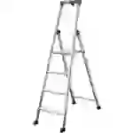 Krause 126665 Aluminium Stufen-Stehleiter Arbeitshöhe (max.): 3.50m Silber DIN EN 131 7kg Krause 126665 Aluminium Stufen-Stehleiter Arbeitshöhe (max.): 3.50m Silber DIN EN 131 7kg