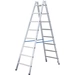 Krause STABILO® 124920 Aluminium Stufen-Doppelleiter Arbeitshöhe (max.): 3.55m Silber DIN EN 131 8.5kg Krause STABILO® 124920 Aluminium Stufen-Doppelleiter Arbeitshöhe (max.): 3.55m Silber DIN EN 131 8.5kg