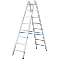 Krause STABILO® 801746 Aluminium Stufen-Doppelleiter Arbeitshöhe (max.): 5.75m Silber DIN EN 131 19.5kg Krause STABILO® 801746 Aluminium Stufen-Doppelleiter Arbeitshöhe (max.): 5.75m Silber DIN EN 131 19.5kg