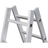 Krause STABILO® 801746 Aluminium Stufen-Doppelleiter Arbeitshöhe (max.): 5.75m Silber DIN EN 131 19.5kg Krause STABILO® 801746 Aluminium Stufen-Doppelleiter Arbeitshöhe (max.): 5.75m Silber DIN EN 131 19.5kg