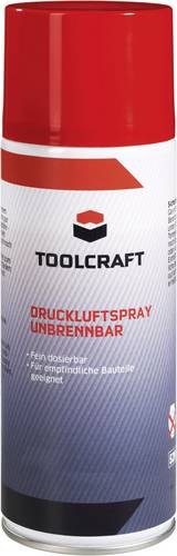 TOOLCRAFT 20793T Druckluftspray nicht brennbar 400 ml