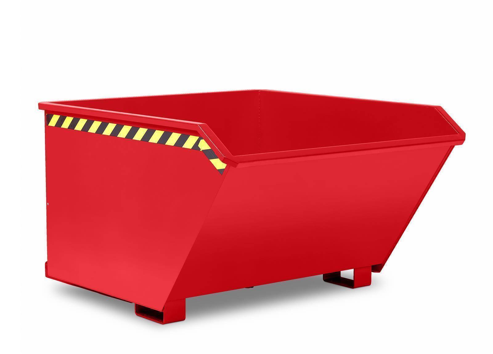 RR Industrietechnik Spänekipper Typ RUK-S 1240x1520x800mm 750dm³ RAL 3000 Feuerrot