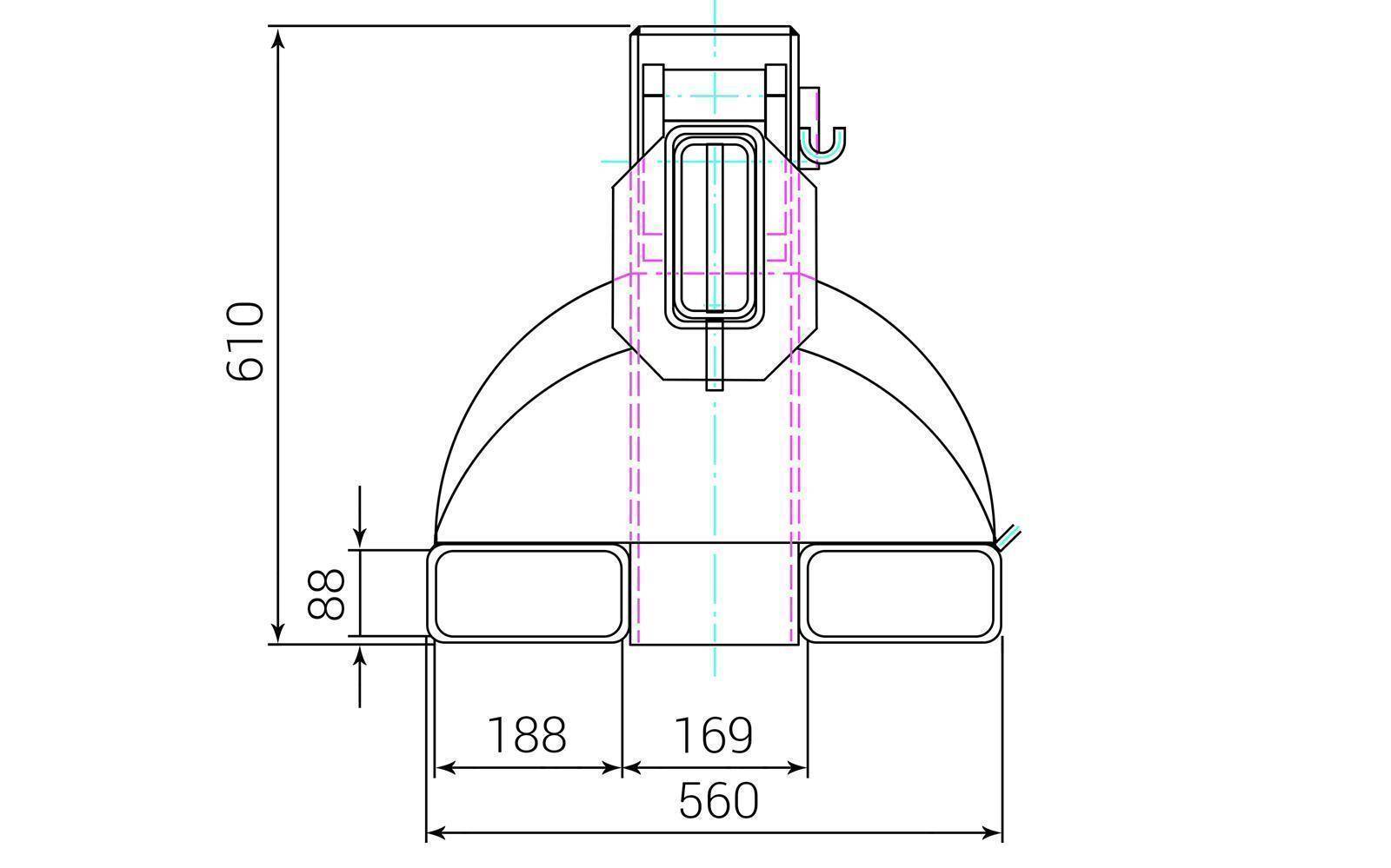 Kranarm Typ RKT-3 RAL 5018