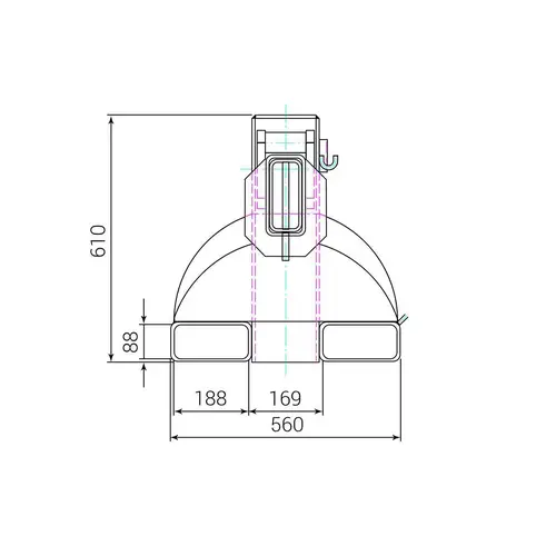 RR-Industrietechnik® Kranarm Typ RKT, TK 650 - 3.000 kg, RAL 338664-YY RR-Industrietechnik® Kranarm Typ RKT, TK 650 - 3.000 kg, RAL 338664-YY