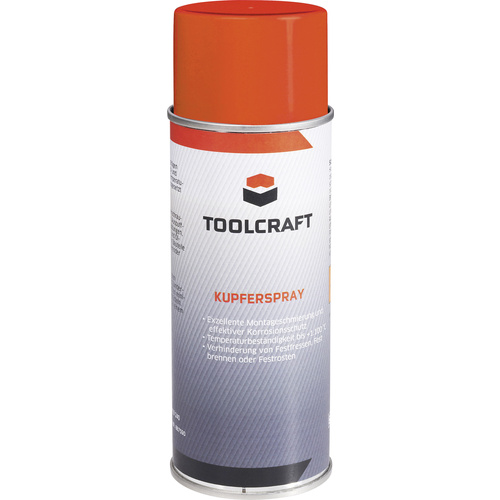 Spray cuivre TOOLCRAFT AKUS.D400 400 ml