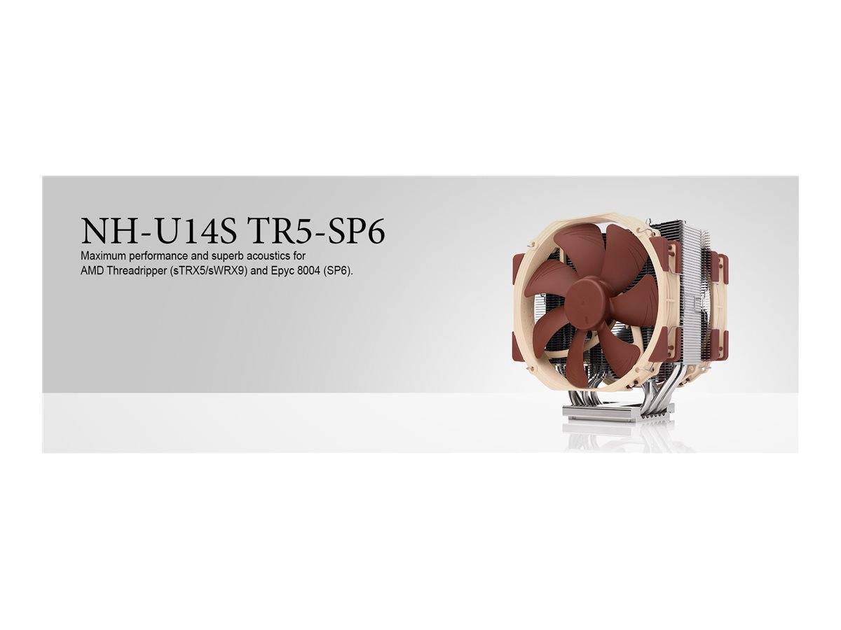 Noctua NH-U14S TR5-SP6 - Luftkühlung - 14 cm - 300 RPM - 1500 RPM - 140,2 m³/h - Hellbraun