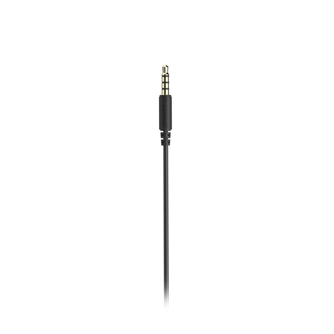 hama 00184139 Kopfhörer "Kooky", In-Ear, Mikrofon, Kabelknickschutz, Schwarz