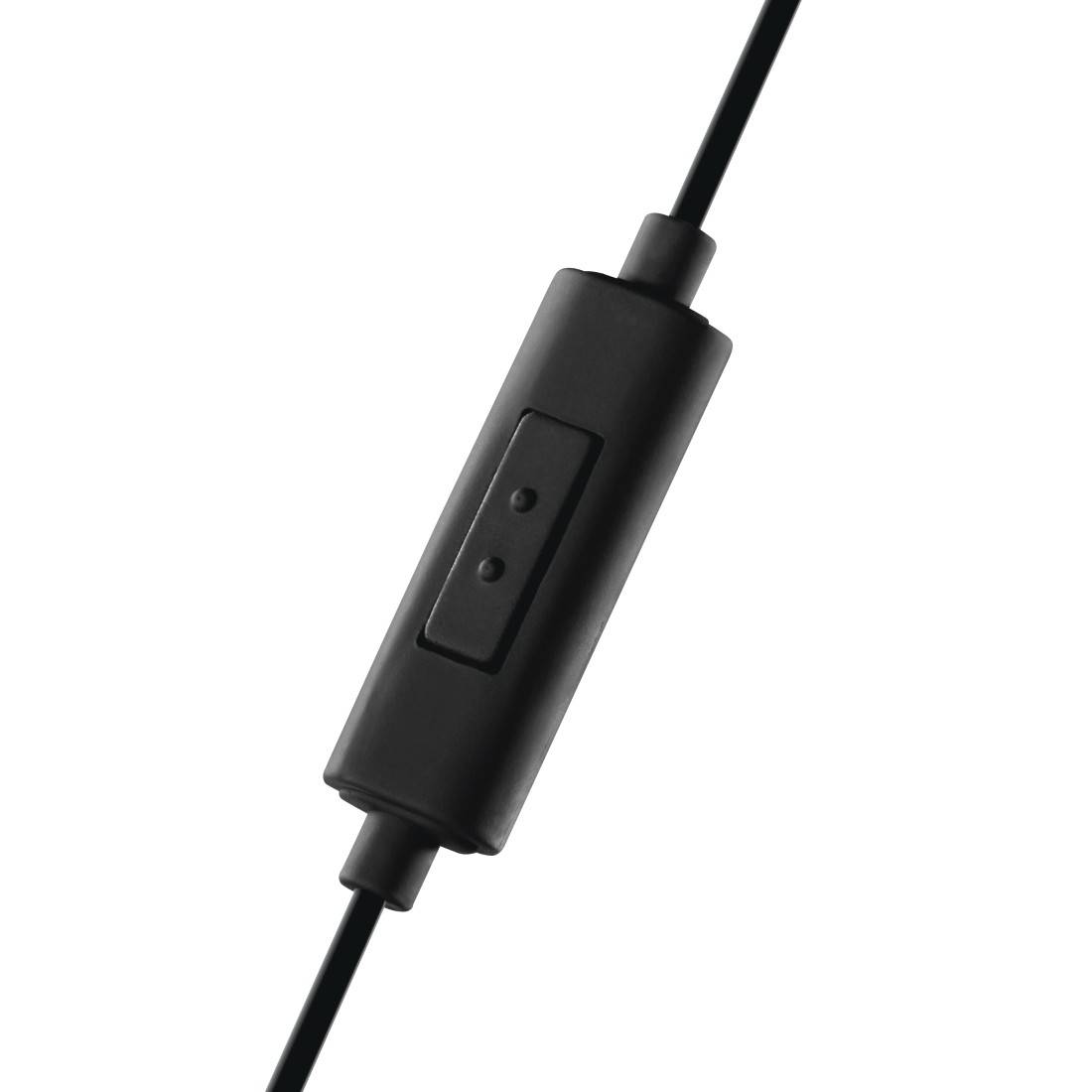 hama 00184139 Kopfhörer "Kooky", In-Ear, Mikrofon, Kabelknickschutz, Schwarz