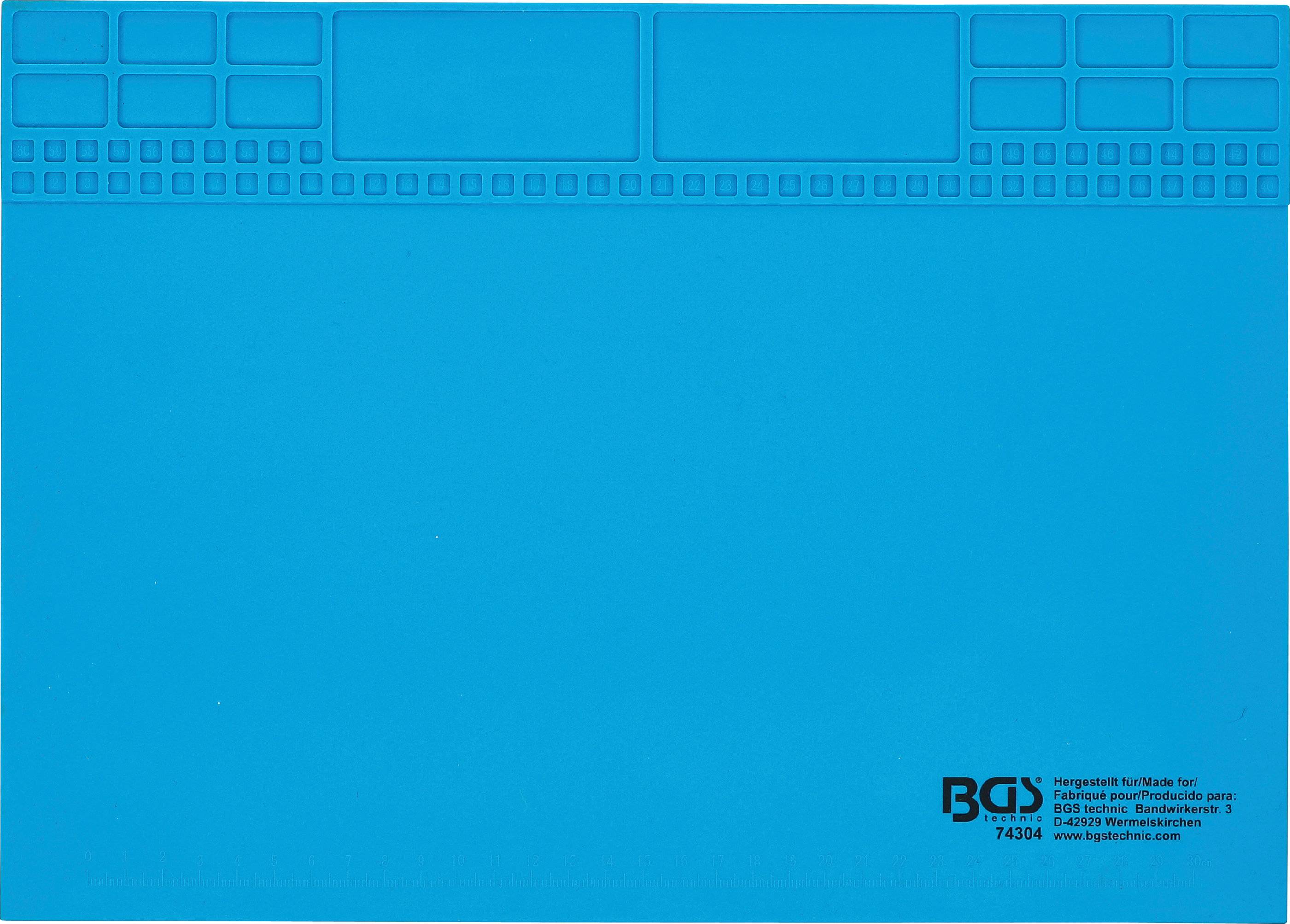 BGS 74304 Silikon-Arbeitsmatte magnetisch 350x245 350 x 245 x 3 mm