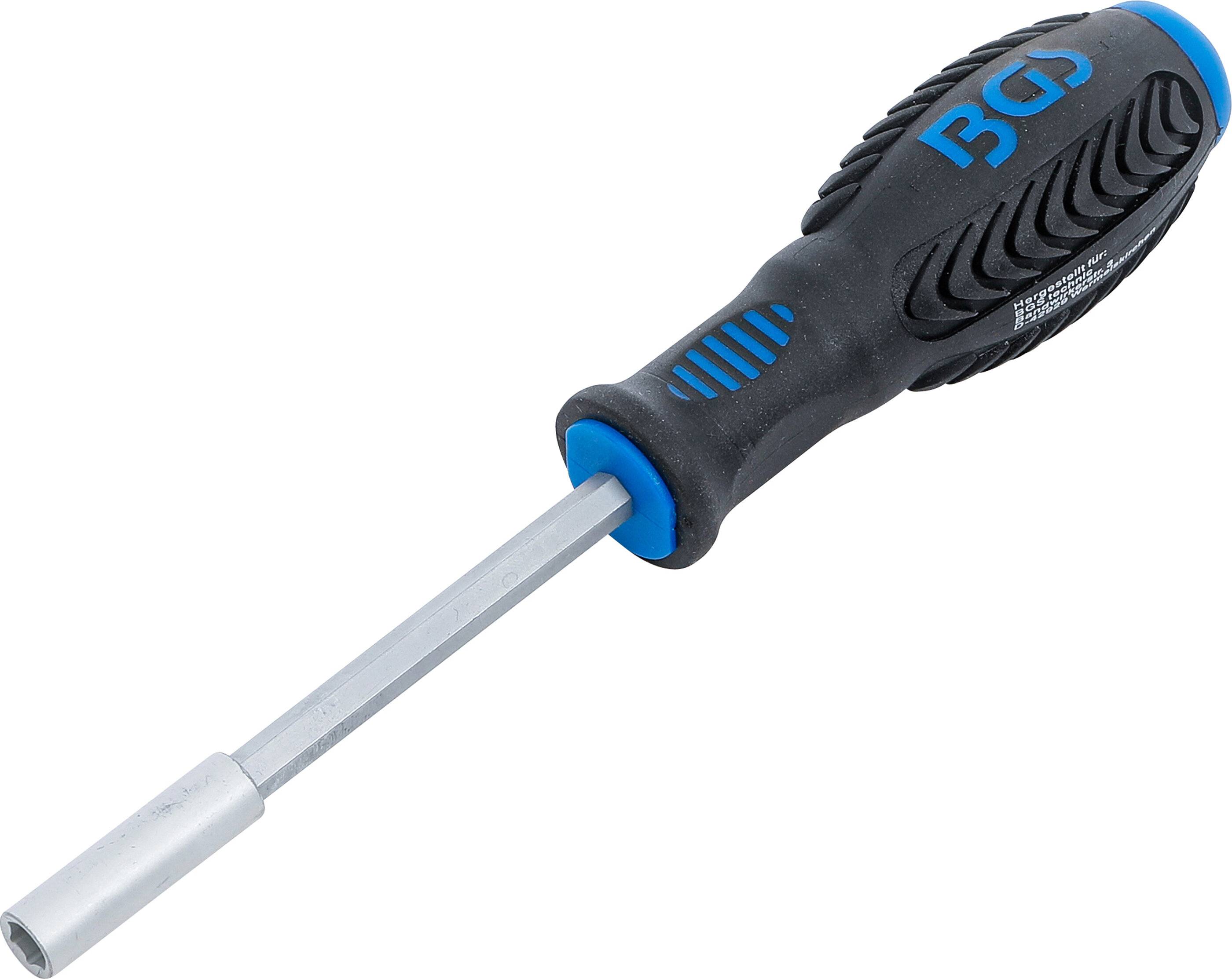 BGS 71044 Drehgriff für Bits, Abtrieb Innensechska nt 6,3 mm (1/4"), 210 mm