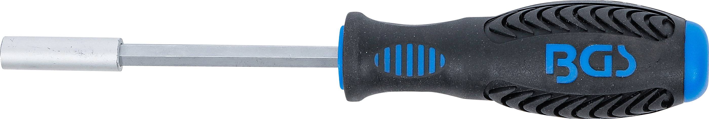 BGS 71044 Drehgriff für Bits, Abtrieb Innensechska nt 6,3 mm (1/4"), 210 mm