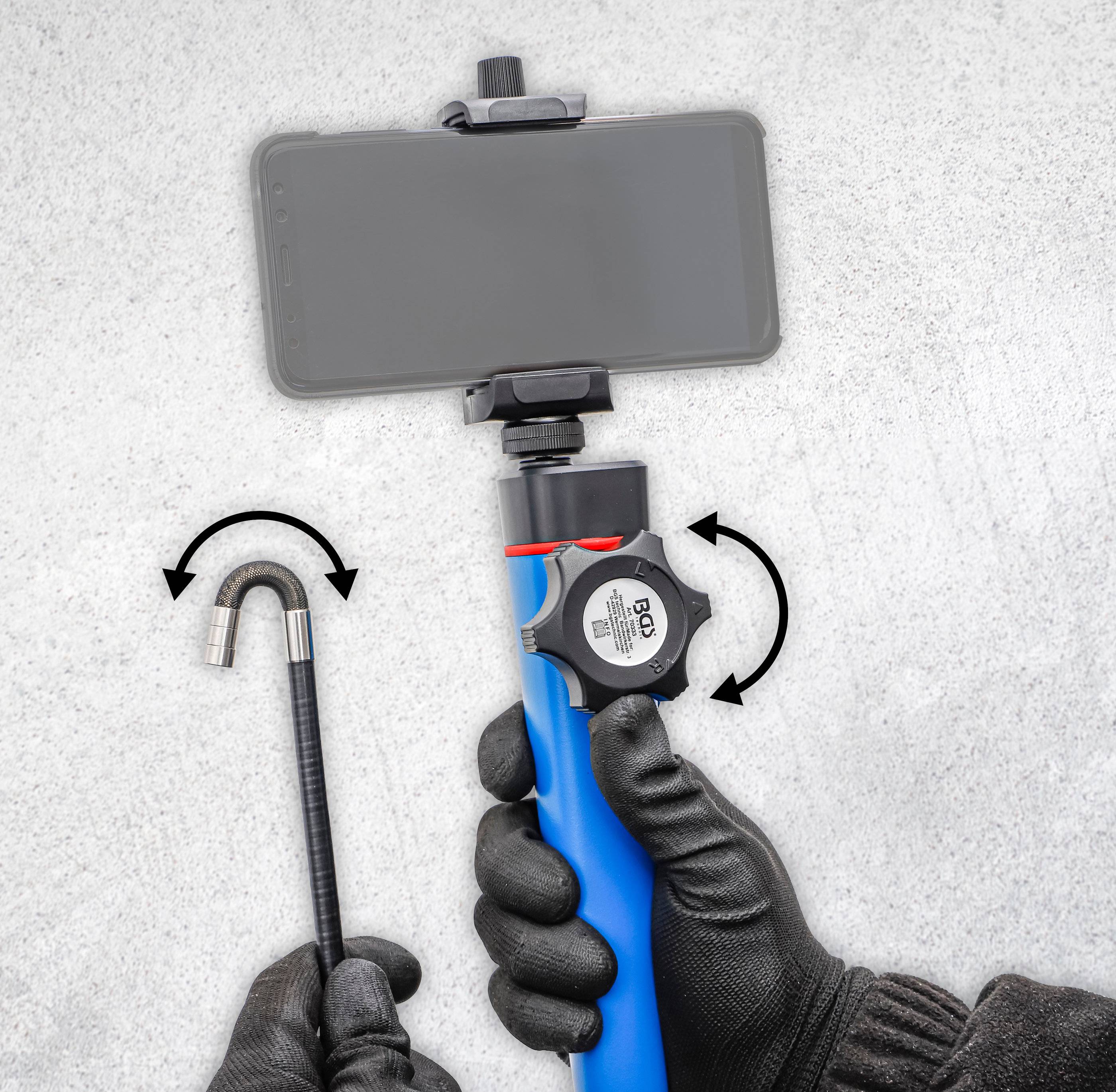 BGS technic WLAN-Farb-Endoskop mit LED-Beleuchtung