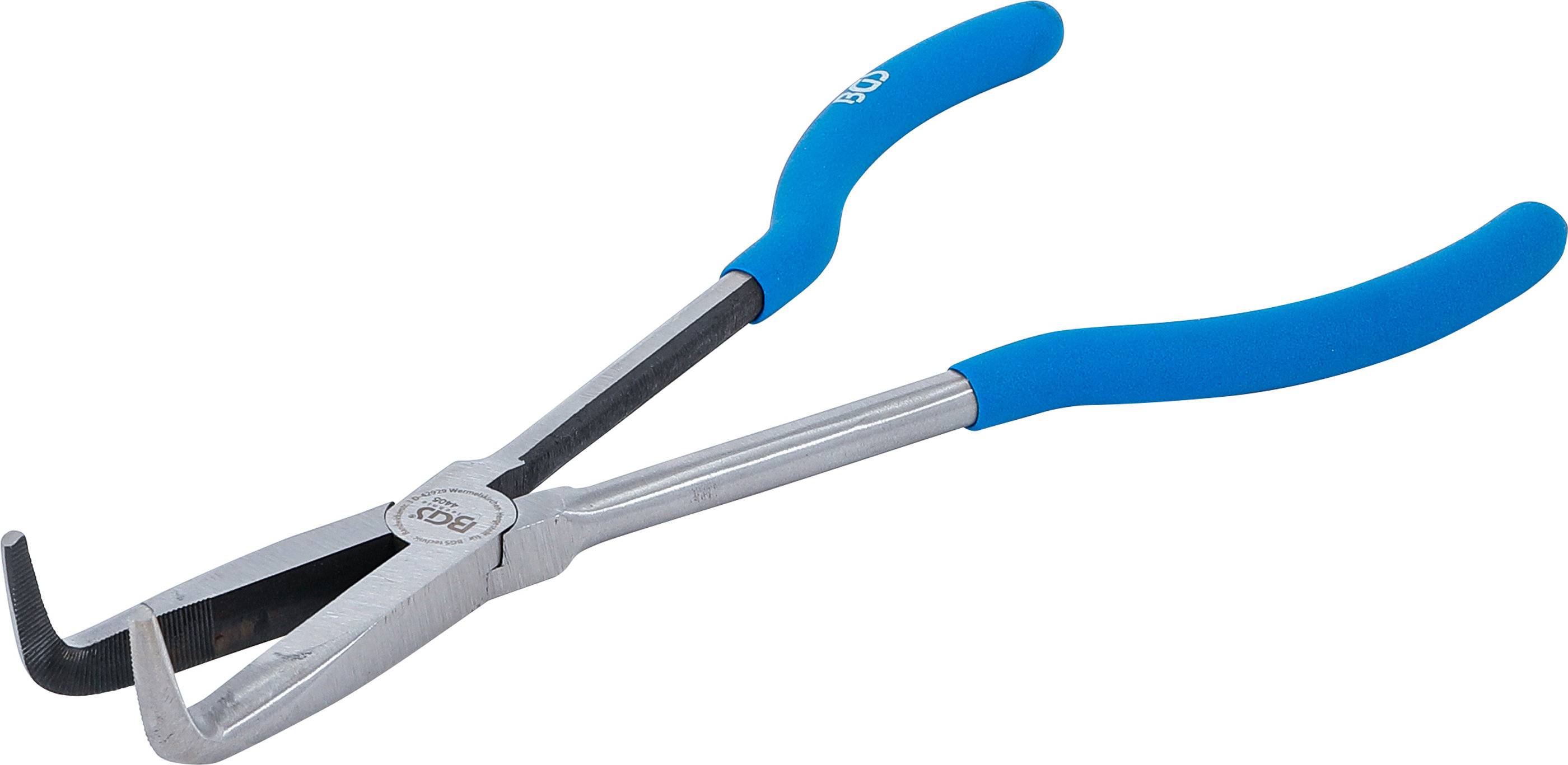 BGS 4405 Telefonzange, extra lang, 90° gebogen, 26 0 mm