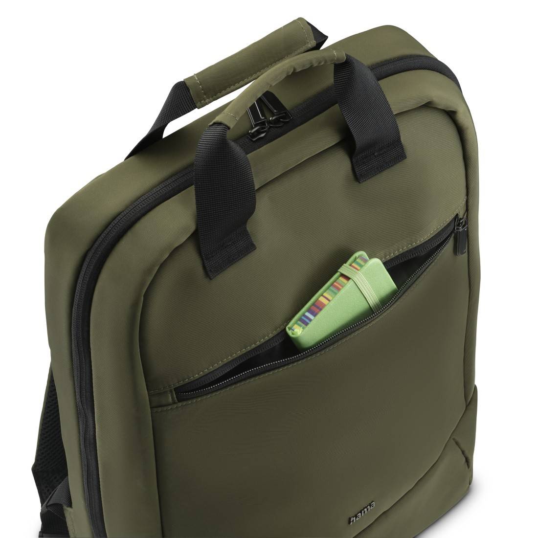 hama 00222054 Laptop-Rucksack "Ultra Lightweight", bis 41 cm (16,2"), Oliv