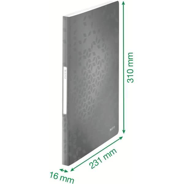 Esselte Leitz WOW - Sichtbuch - 40 Fächer - Rückenbreite: 16 mm - für A4 (210 x 297 mm)