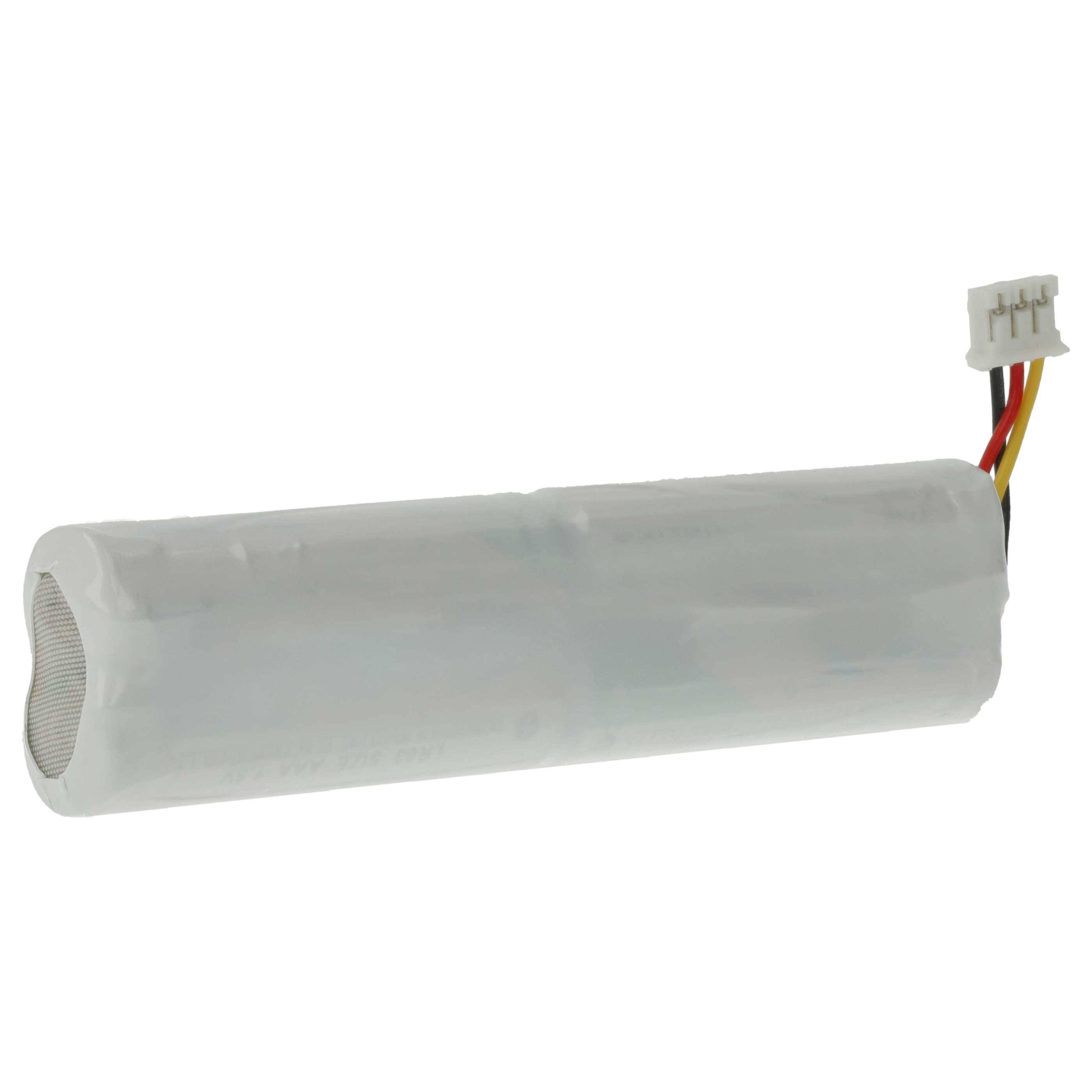 vhbw 2x Batterie kompatibel mit Telenot MS 221, MS 211, DSS2, AKG233 Alarmanlage, Alarmsystem (1200 mAh, 6 V, Alkaline)