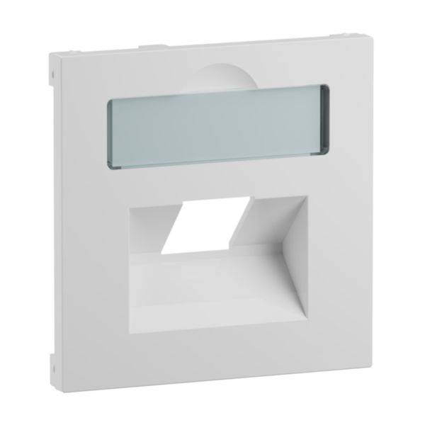 Legrand SEANO Abdeckung 1x RJ45 f 765158 Datendosen Fremdfabrikate Ultraweiß 5 (765158)