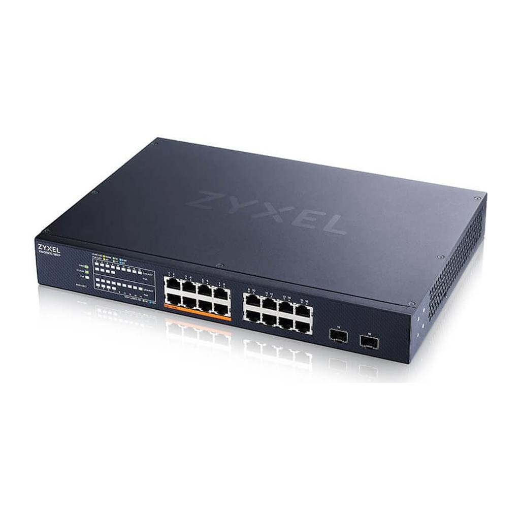 Zyxel XMG1915-18EP 16-Port 2.5GbE, 2 SFP+, 8 x PoE++ 802.3bt Switche