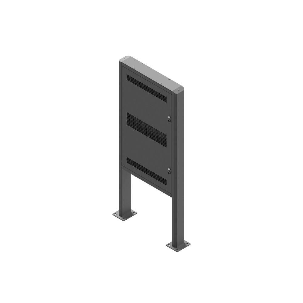 Hochformat-Kiosk für den Außenbereich 55" Samsung LH55OHF