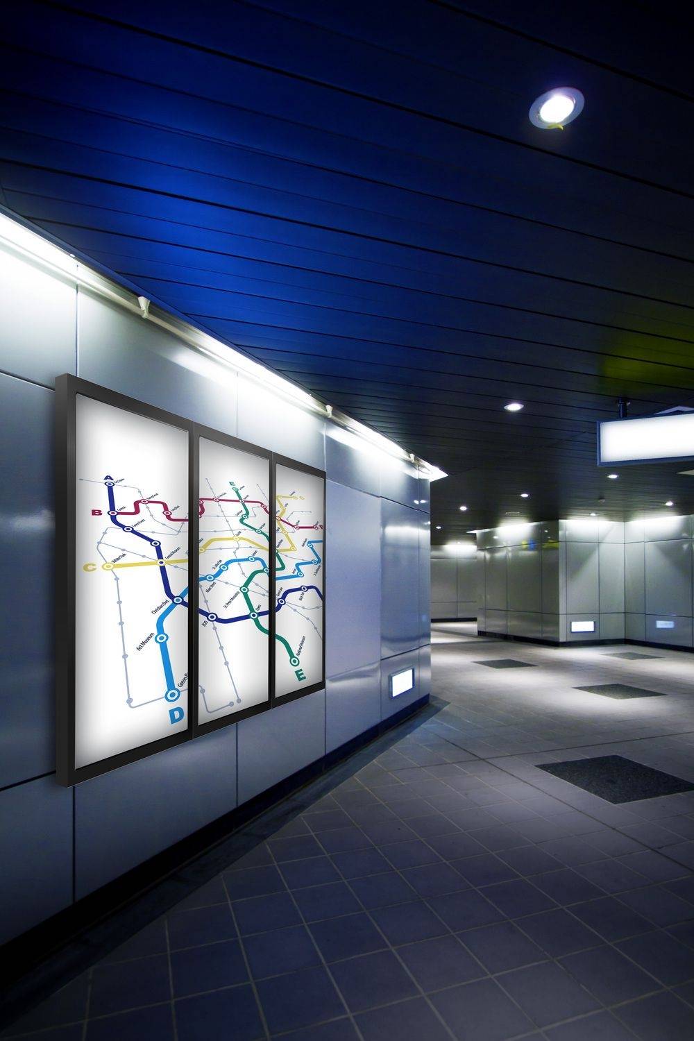 Edbak VWPOP65-P Pop-Out Videowall Wandhalterung bis 65 Zoll, Hochformat