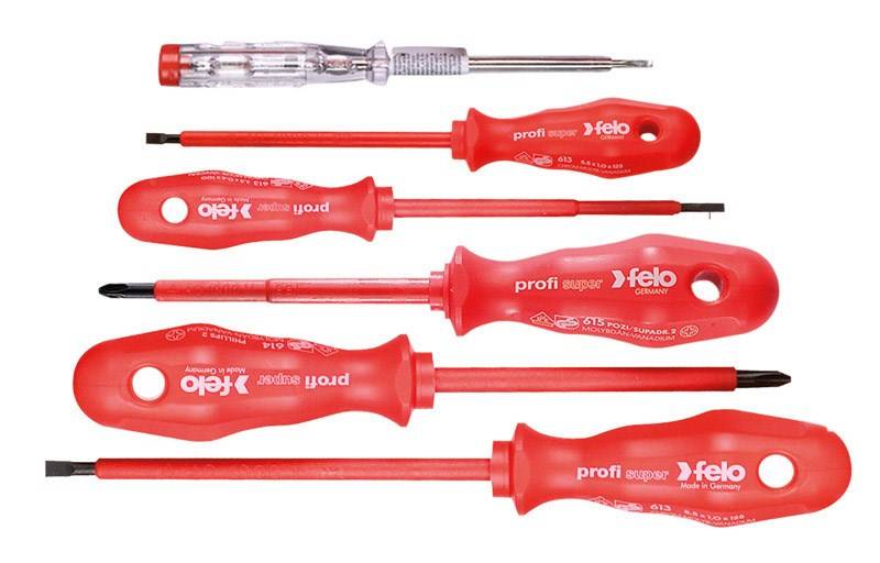 Felo Präzisionsschraubendreher Satz SD No. 9 VDE. SL/PH