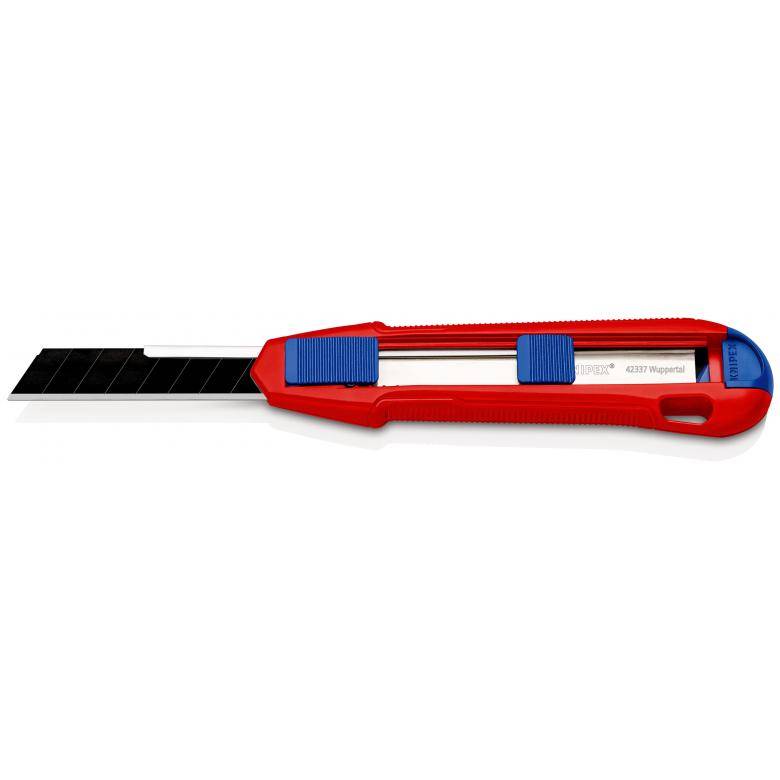KNIPEX CutiX Universalmesser + 12 x KNIPEX Ersatzklingen schwarz