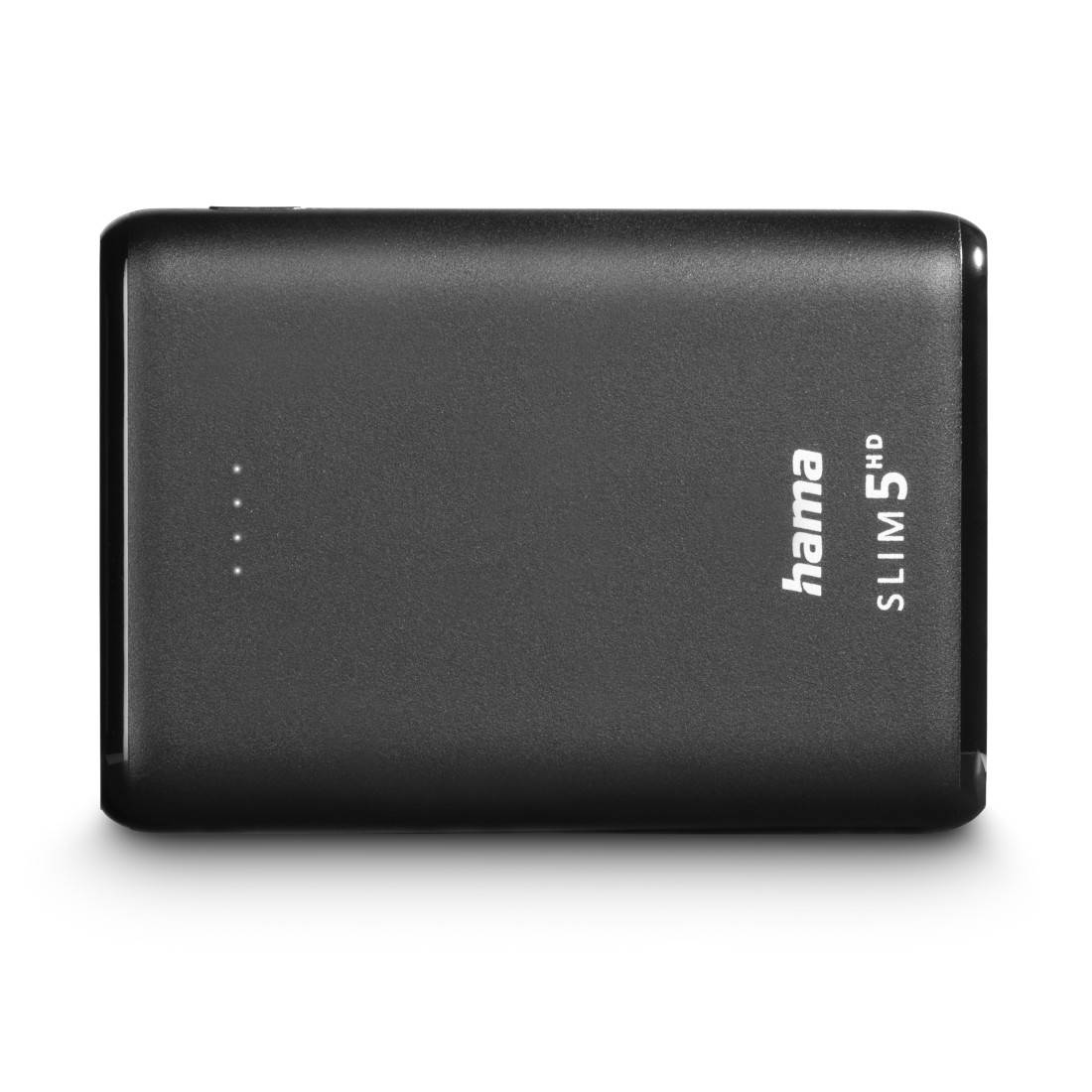 hama 00201666 Power Pack "SLIM 5HD" 5000mAh, Ausgang: USB-A, Schwarz