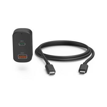 hama 00200018 Universal-USB-C-Kfz-Notebook-Netzteil, Power Delivery (PD), 5-20V/65W
