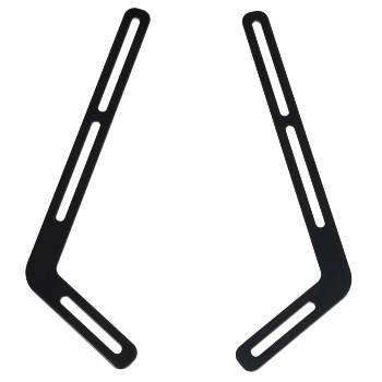 hama 00220884 Soundbar-Halterung, universal, fix, für Befestigung am TV-Gerät, Schwarz