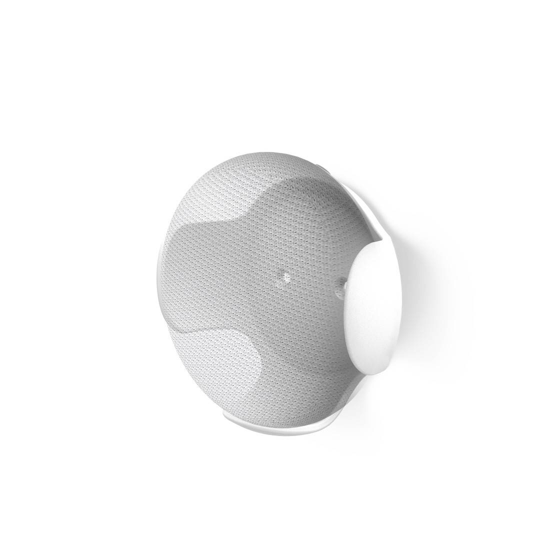 hama 00220888 Lautsprecher-Wandhalterung für Google Home/Nest mini, Weiß